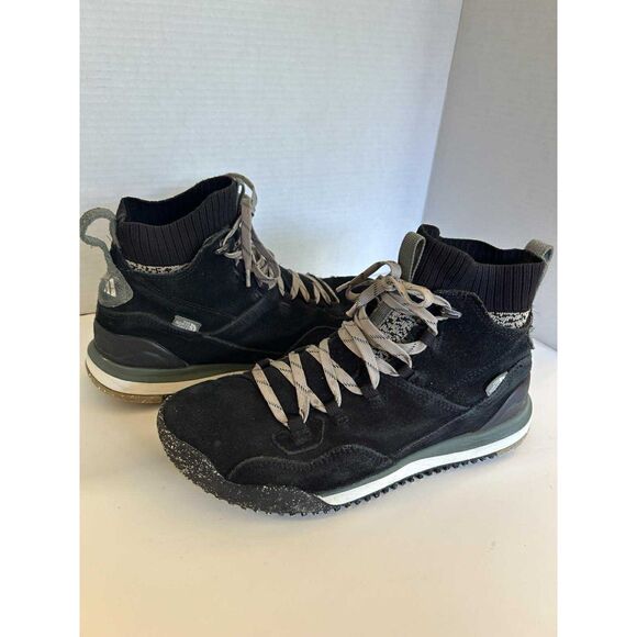 The North Face Back-To-Berkeley III Mens Size 9.5 Black Suede Waterproof Boots - Picture 2 of 6